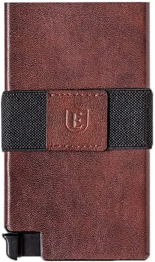 Ekster Senate Classic Brown Leather Slim Wallet for Men 